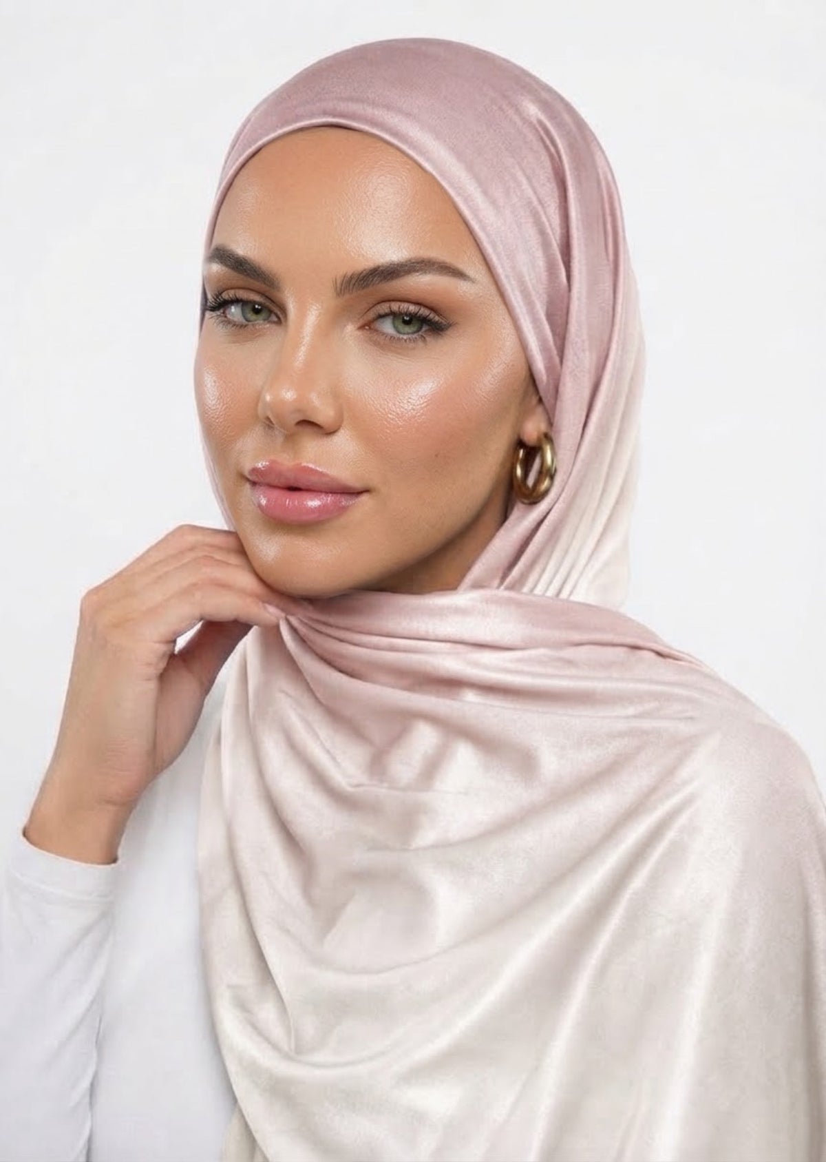 Hijab Liquid Jersey Pearl Pink