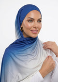 HIJAB LIQUID JERSEY - DEEP OCEAN