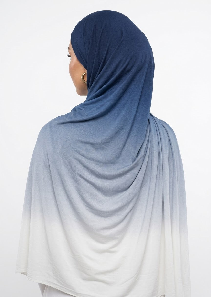 HIJAB LIQUID JERSEY - DEEP OCEAN