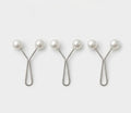 U-Shape Hijab Clips Pearl White