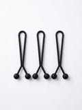 U-Shape Hijab Clips Black Silicone