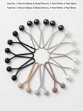 Set Clips Pearl+Silicone