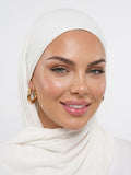 HIJAB LIQUID JERSEY - PURE WHITE