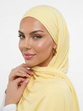 Hijab Jersey Viscosa - Butter Yellow