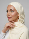 Hijab Jersey Viscosa - Butter Cream
