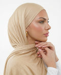 Hijab Jersey Viscosa - Warm Sand