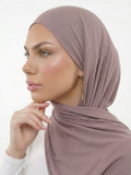 Hijab Jersey Viscosa - Dusty Mauve