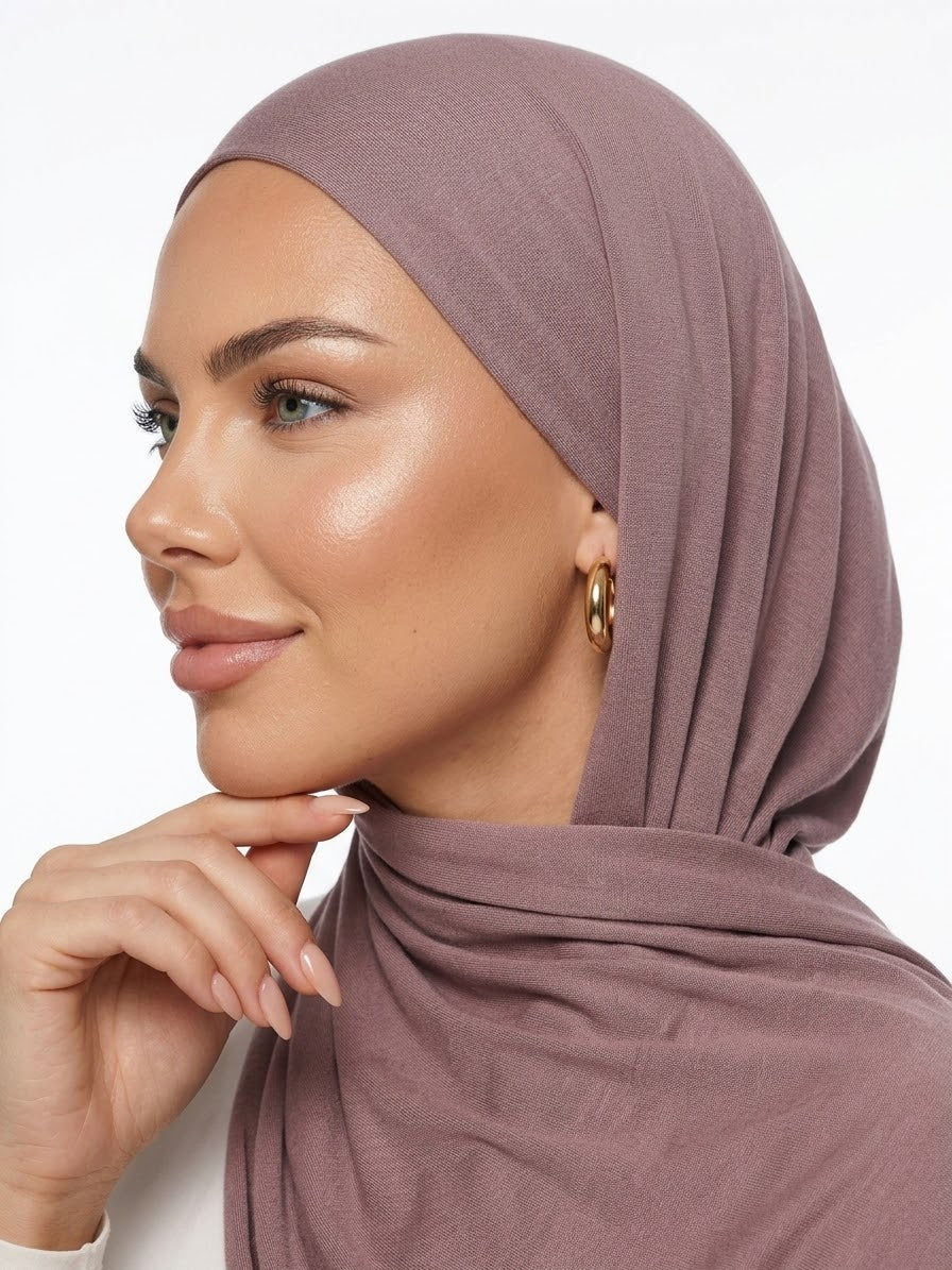Hijab Jersey Viscosa - Rosewood