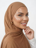 Hijab Jersey Premium - Camel