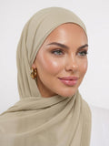 HIJAB CHIFFON PREMIUM - LIGHT KHAKI