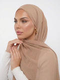 HIJAB CHIFFON PREMIUM - CHAI LATE