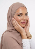 HIJAB CHIFFON PREMIUM - SOFT TAUPE