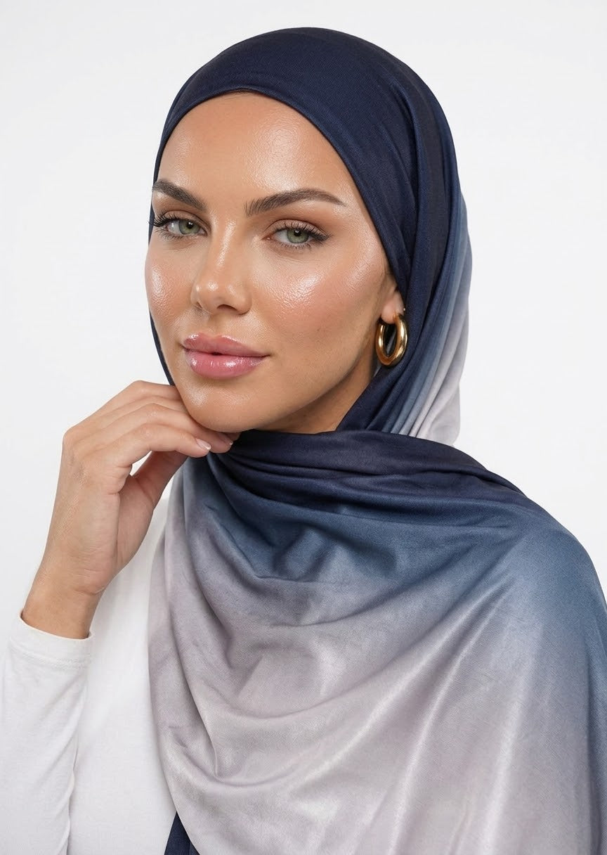 HIJAB LIQUID JERSEY - LUNAR ECLIPSE