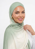 HIJAB LIQUID JERSEY -  MATCHA LATTE
